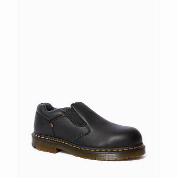 Dr Martens Férfi Dunston Steel Toe Full Grain Bőr Munkavédelmi Cipő Fekete